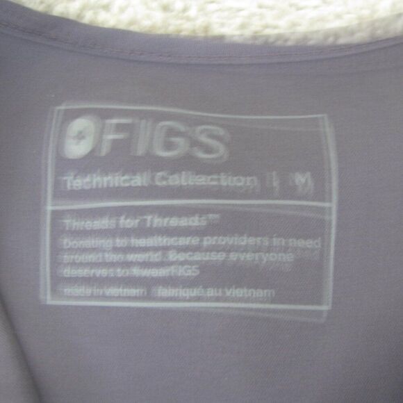 FIGS 1 pocket scrub top gray M - Picture 4 of 8